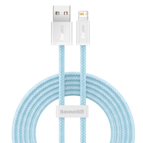 Buy Baseus Dynamic USB-A/Lightning Cable 2.4A, 2m (blue) - BSU4156 - {ean13} - Home Screen Store Europe