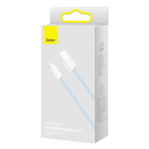 Kup Kabel Baseus Dynamic USB-A/Lightning 2.4A, 2m (modrý) - BSU4156 - {ean13} - Sklep Home Screen