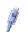 Kup Kabel Baseus Crystal Shine USB-A/USB-C 5A, 1.2m (fioletowy) - BSU4157 - {ean13} - Sklep Home Screen