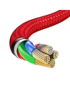 Buy Baseus Rapid Series 3in1 USB-A/USB-C - Lightning - microUSB Cable 1.2m (red) - BSU4158 - {ean13} - Home Screen Store Europe