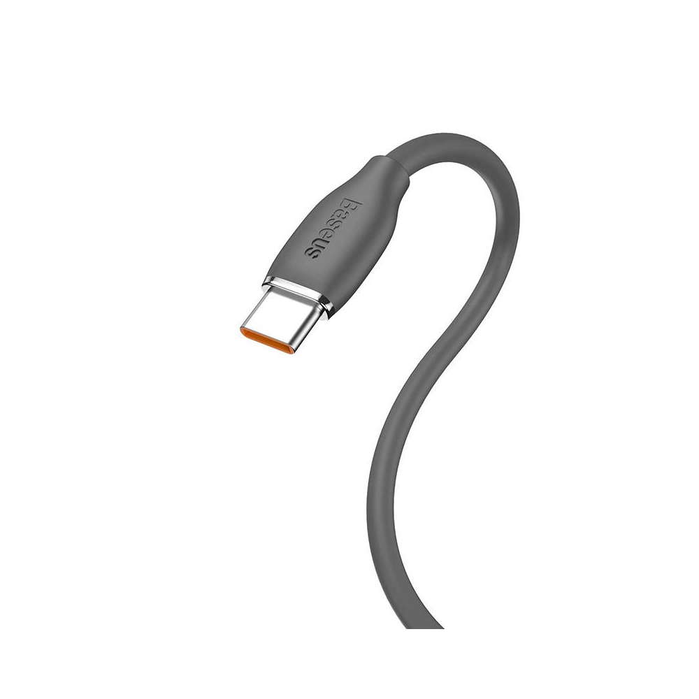 Kabel Baseus Jelly USB-A/USB-C 100W, 1,2m (czarny)