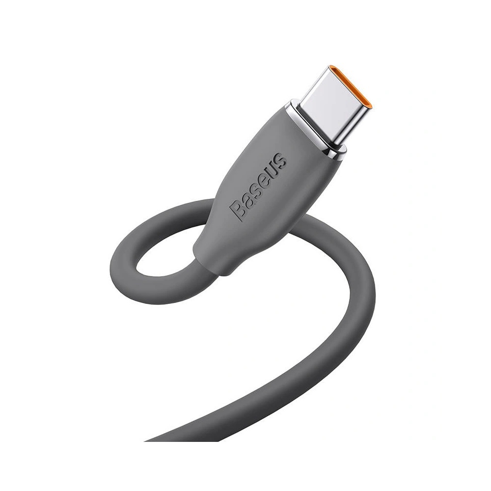 Kabel Baseus Jelly USB-A/USB-C 100W, 1,2m (czarny)