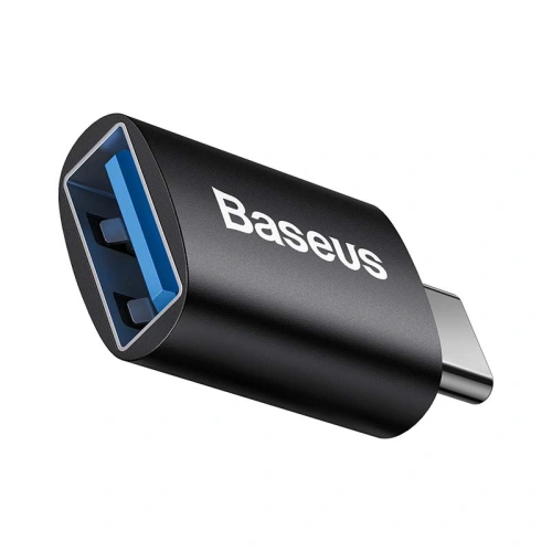 Kup Baseus Adapter Ingenuity USB-C/USB-A OTG (schwarz) - BSU4162 - {ean13} - Sklep Home Screen