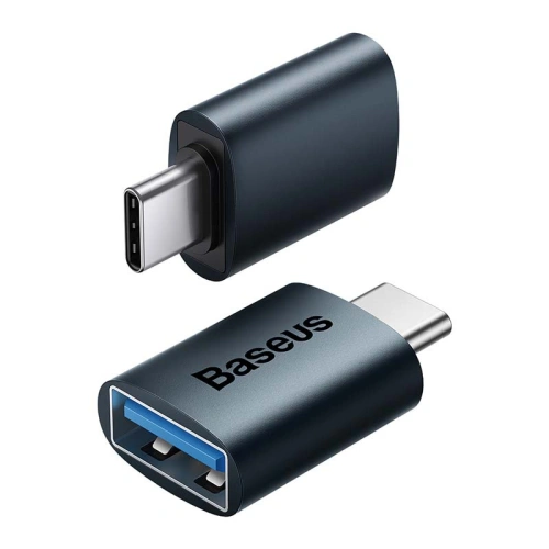 Kup Adaptér Baseus Ingenuity USB-C/USB-A OTG (modrý) - BSU4163 - {ean13} - Sklep Home Screen