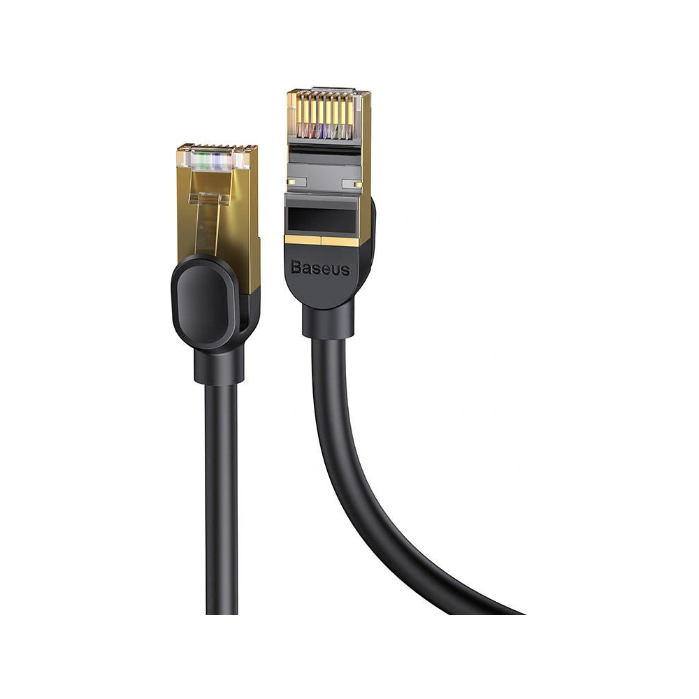 Kabel sieciowy Baseus Ethernet RJ45 10Gbps, 0,5m (czarny)