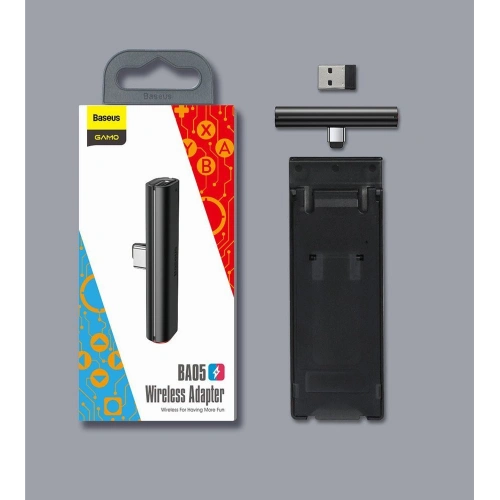 Kup Transmiter Bluetooth Baseus GAMO BA05 USB-C Nintendo Switch černý - BSU4167 - {ean13} - Sklep Home Screen