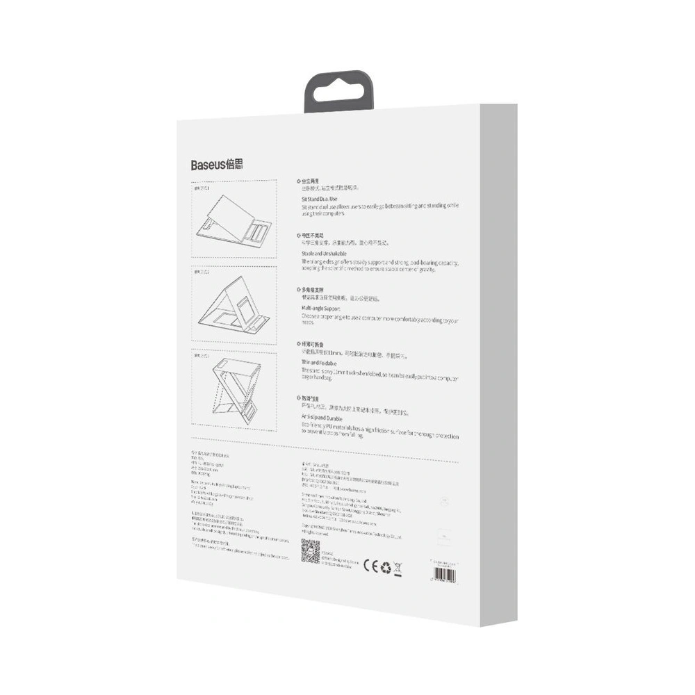 Podstawka pod laptopa Baseus do 16 cali z regulowaną wysokością czarny