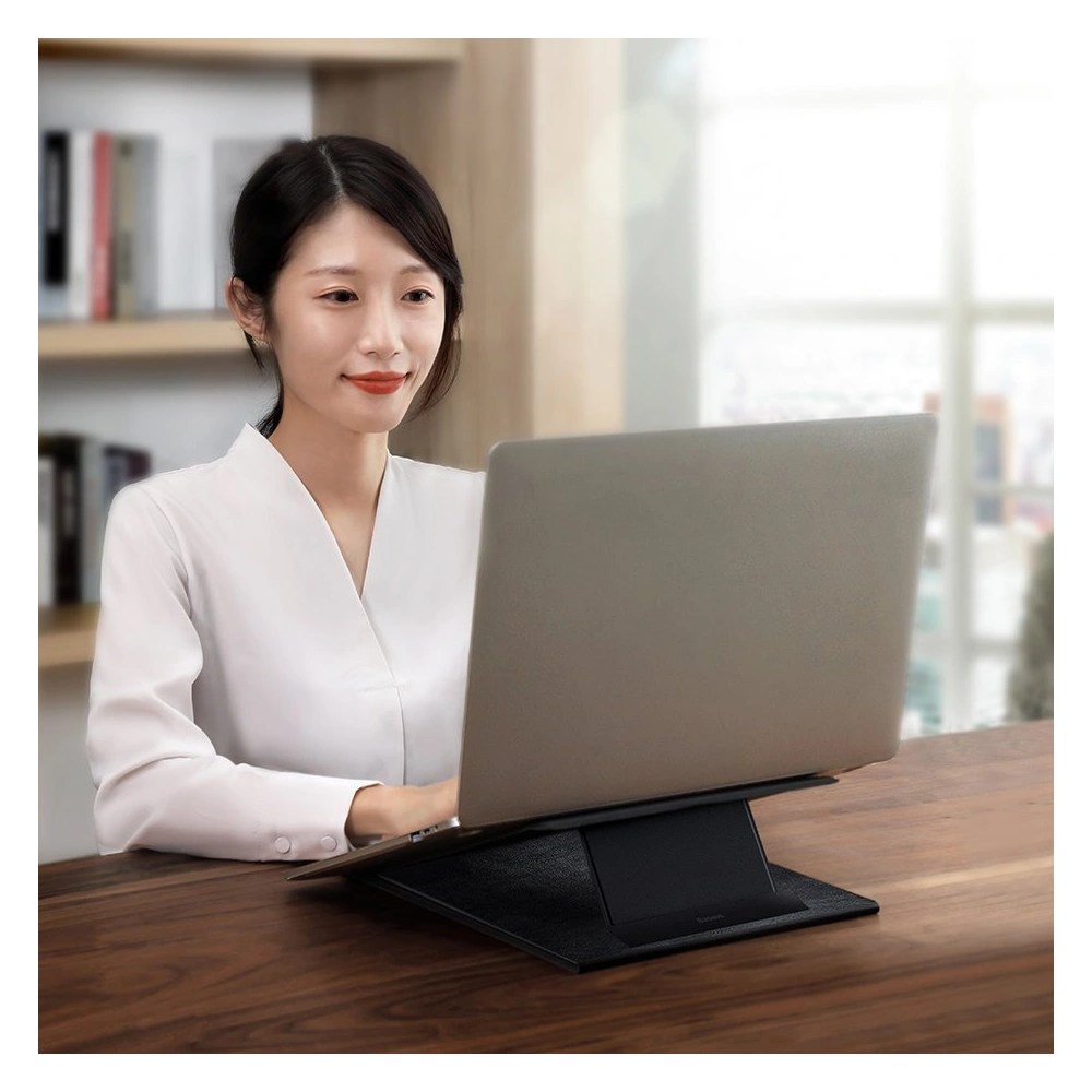 Podstawka pod laptopa Baseus do 16 cali z regulowaną wysokością czarny