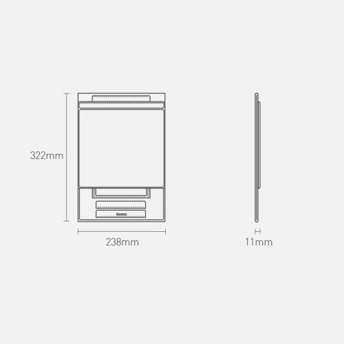 Kup Baseus Laptop-Ständer bis zu 16 Zoll mit einstellbarer Höhe schwarz - BSU4169 - {ean13} - Sklep Home Screen