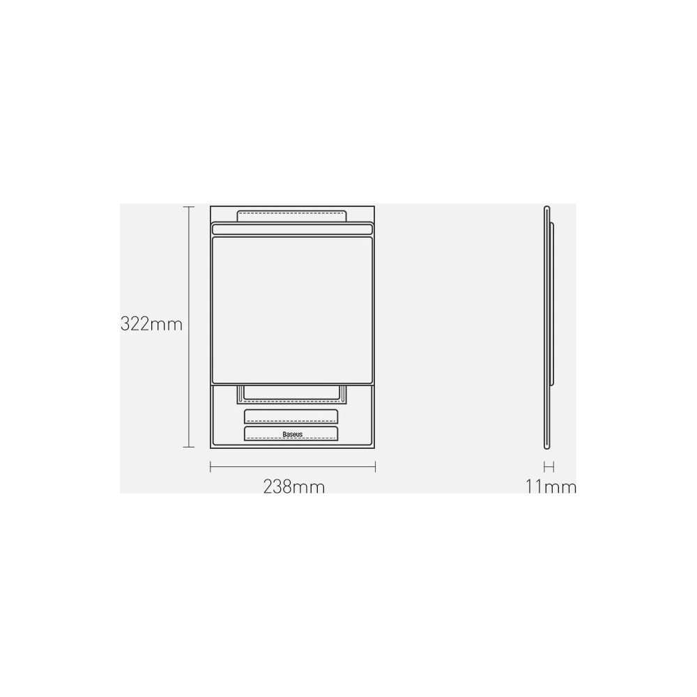 Podstawka pod laptopa Baseus do 16 cali z regulowaną wysokością czarny