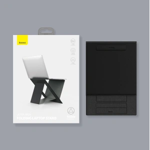 Kup Suport pentru laptop Baseus de 16 inch cu înălțime ajustabilă, negru - BSU4169 - {ean13} - Sklep Home Screen