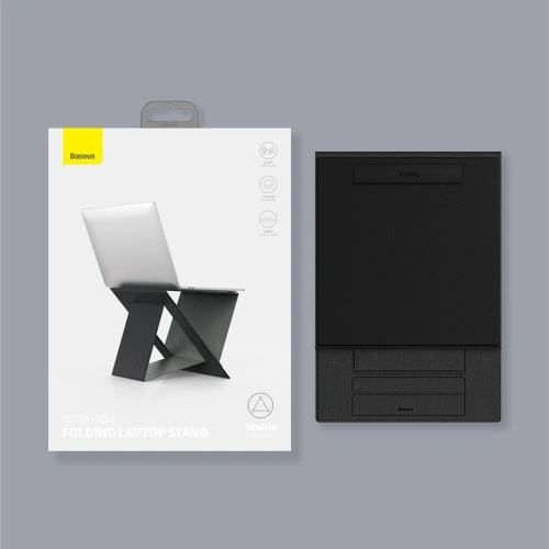Kup Suport pentru laptop Baseus de 16 inch cu înălțime ajustabilă, negru - BSU4169 - {ean13} - Sklep Home Screen