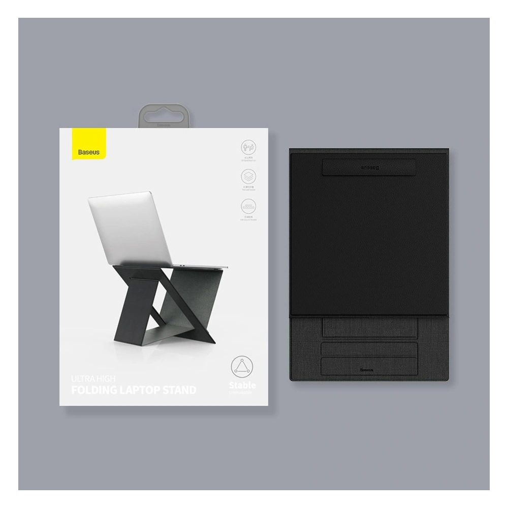 Podstawka pod laptopa Baseus do 16 cali z regulowaną wysokością czarny