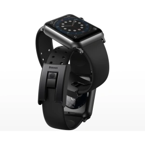 Kup Pasek Baseus Slip-Thru Apple Watch 4/5/6/7/SE/8/9/10 40/41/42mm czarny - BSU4170 - {ean13} - Sklep Home Screen