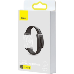 Kup Baseus Slip-Thru Apple Watch 4/5/6/7/SE/8/9/10 40/41/42mm schwarz - BSU4170 - {ean13} - Sklep Home Screen