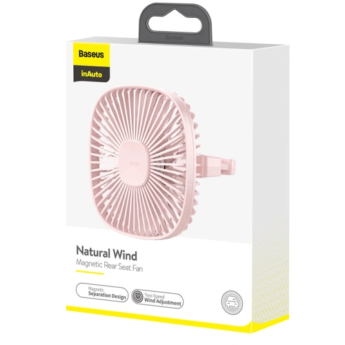 Kup Ventilator magnetic pentru tetieră Baseus pentru bancheta din spate roz - BSU4172 - {ean13} - Sklep Home Screen