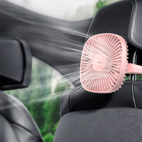 Buy Car fan Baseus Natural Wind pink - BSU4172 - {ean13} - Home Screen Store Europe