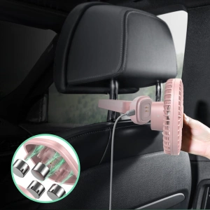 Buy Car fan Baseus Natural Wind pink - BSU4172 - {ean13} - Home Screen Store Europe