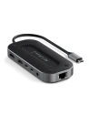 Kup Satechi Adapter Multiport Adapter USB-C (2x UBS-C, USB-A, 8K HDMI, 2.5G Ethernet, Klinkenanschluss) (spacegrau) - STH43 - {ean13} - Sklep Home Screen
