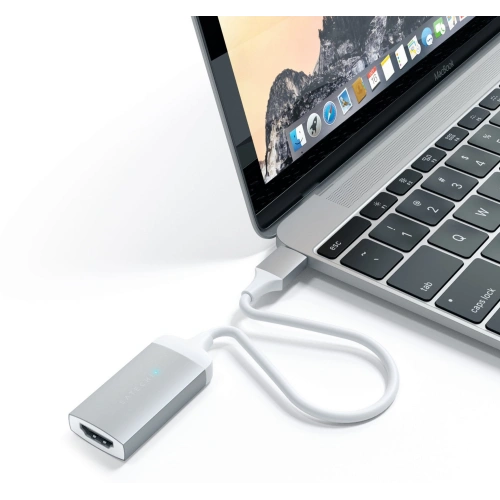 Kup Satechi Adapter Aluminium USB-C/4K HDMI Adapter (silber) - STH45 - {ean13} - Sklep Home Screen