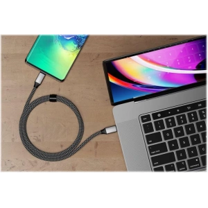 Buy Satechi USB-C/USB-C Cable 100W 2m (space gray) - STH46 - {ean13} - Home Screen Store Europe