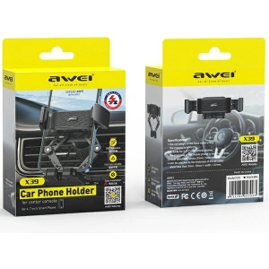 Buy AWEI X39 Car Holder Mount Air Vent black - AWEI142 - {ean13} - Home Screen Store Europe