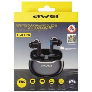 Kup Słuchawki TWS AWEI T50 Bluetooth 5.3 ENC + stacja dokująca czarny/black - AWEI145 - {ean13} - Sklep Home Screen
