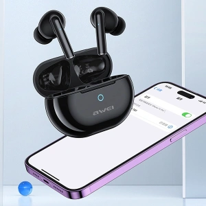 Kup Słuchawki TWS AWEI T61 Bluetooth 5.3 + stacja dokująca czarny/black - AWEI146 - {ean13} - Sklep Home Screen