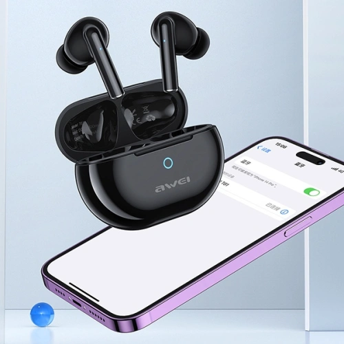 Kup AWEI T61 TWS fülhallgató Bluetooth 5.3 + dokkoló állomás fekete - AWEI146 - {ean13} - Sklep Home Screen