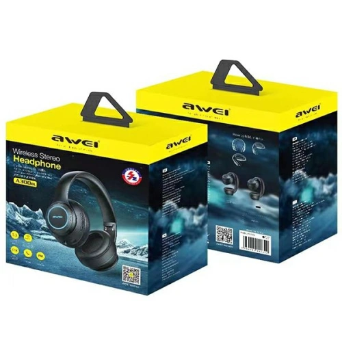 Buy AWEI A300BL Headphones Bluetooth black - AWEI147 - {ean13} - Home Screen Store Europe