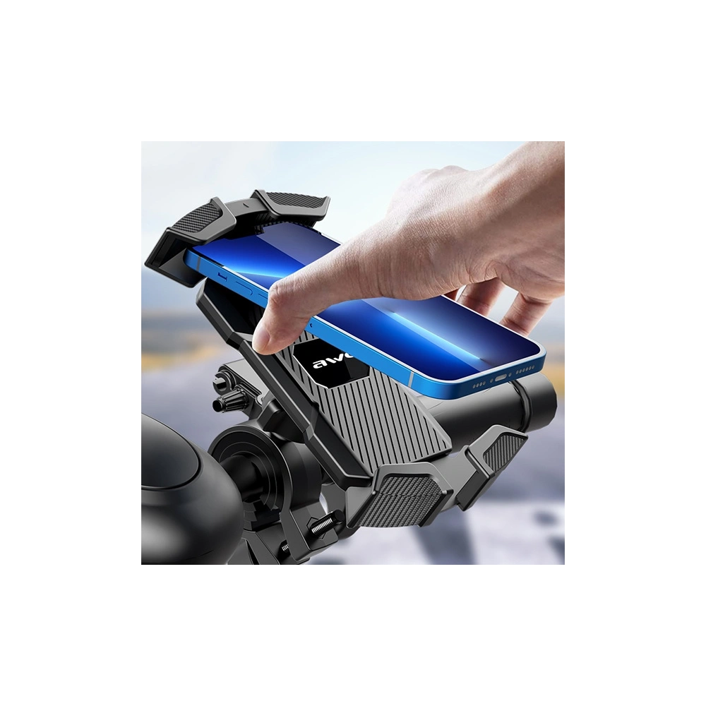 Uchwyt rowerowy AWEI X47 do ramy czarny/black