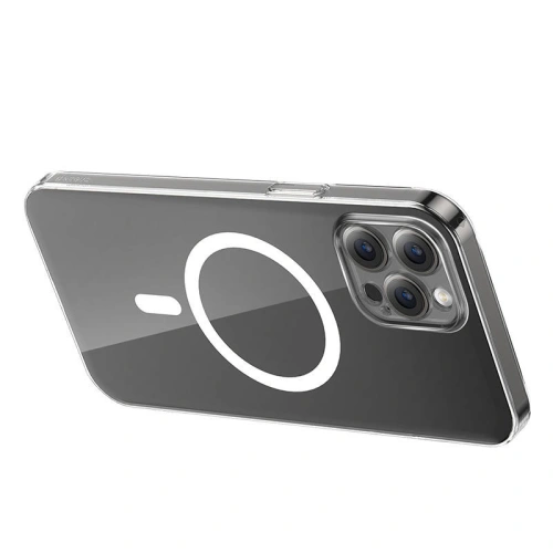 Kup Etui Baseus Magnetic Crystal Clear Apple iPhone 12 Pro (transparent) + sticlă securizată + set de curățare - BSU4174 - {ean13} - Sklep Home Screen