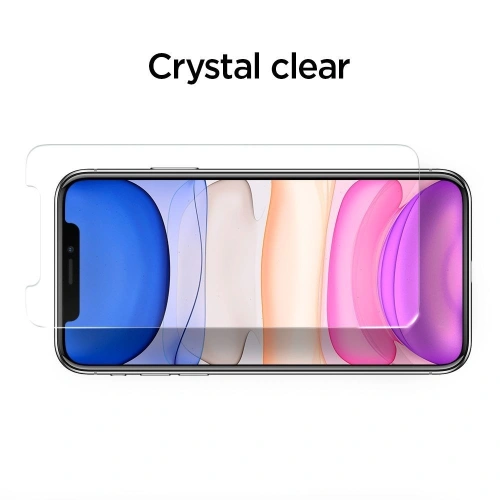 Kup Gehärtetes Glas Spigen GLAS.tR AlignMaster Apple iPhone 11 Schwarz - SPN896BLK - {ean13} - Sklep Home Screen