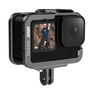 Kup Alumuniowa obudowa zabezpieczająca Telesin do GoPro Hero 11/10/9 z uchwytem pionowym - TLS105 - {ean13} - Sklep Home Screen