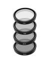 Satz mit 4 TELESIN CPL/ND8/ND16/ND32 Filtern für DJI Osmo Action 3