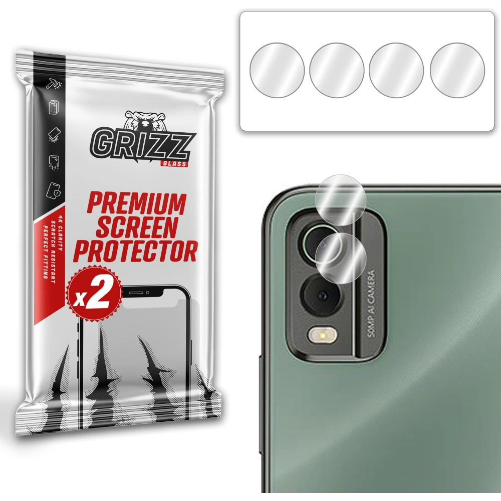 Szkło na aparat GrizzGlass HybridGlass Camera do Nokia C32