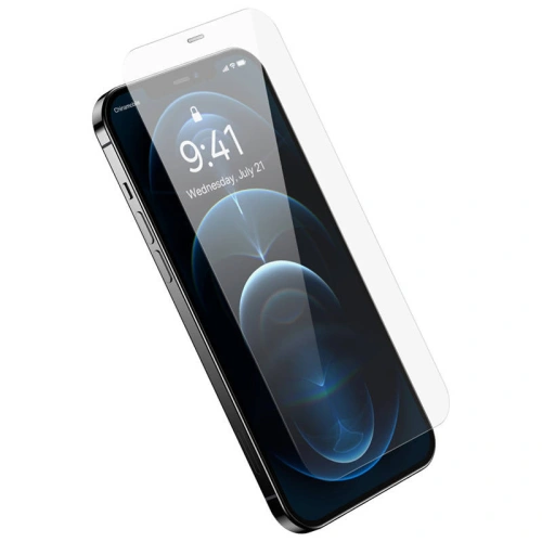 Kup Sticlă securizată cu strat antipraf 0.3mm Baseus Schott HD Apple iPhone 12 Pro Max - BSU4181 - {ean13} - Sklep Home Screen