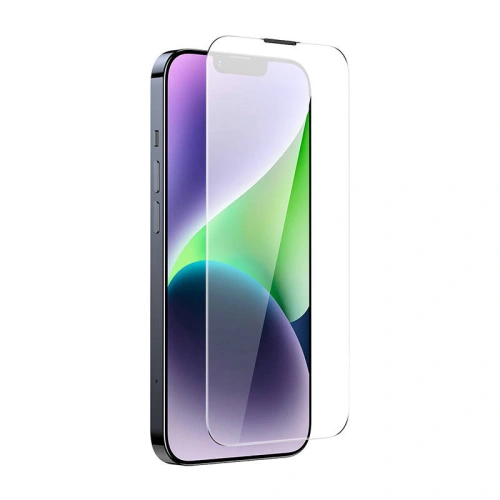 Kup Szkło hartowane z powłoką przeciwpyłową 0.3mm Baseus Schott HD Apple iPhone iPhone 14 Plus / 15 Plus - BSU4183 - {ean13} - Sklep Home Screen