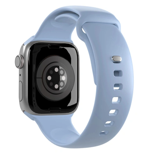 Kup Pasek PURO ICON Apple Watch 4/5/6/7/SE/8/9/10 40/41/42mm (S/M & M/L) (Albastru pudră) - PUR697 - {ean13} - Sklep Home Screen