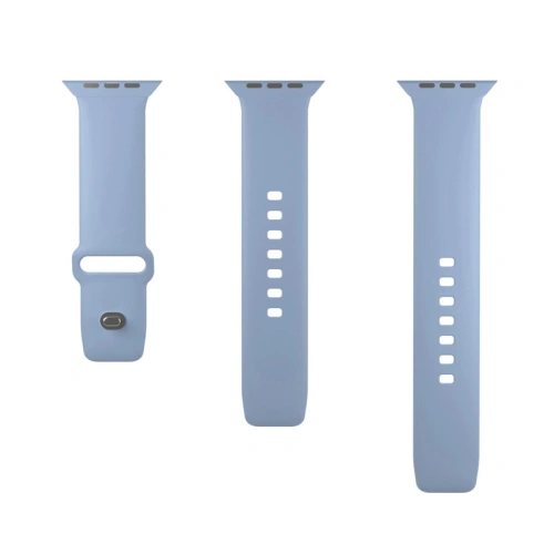 Kup Pasek PURO ICON Apple Watch 4/5/6/7/SE/8/9/10 40/41/42mm (S/M & M/L) (Albastru pudră) - PUR697 - {ean13} - Sklep Home Screen
