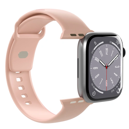 Kup Pásek PURO ICON Apple Watch 4/5/6/7/SE/8/9/10 40/41/42mm (S/M & M/L) (Dusty Pink) - PUR701 - {ean13} - Sklep Home Screen