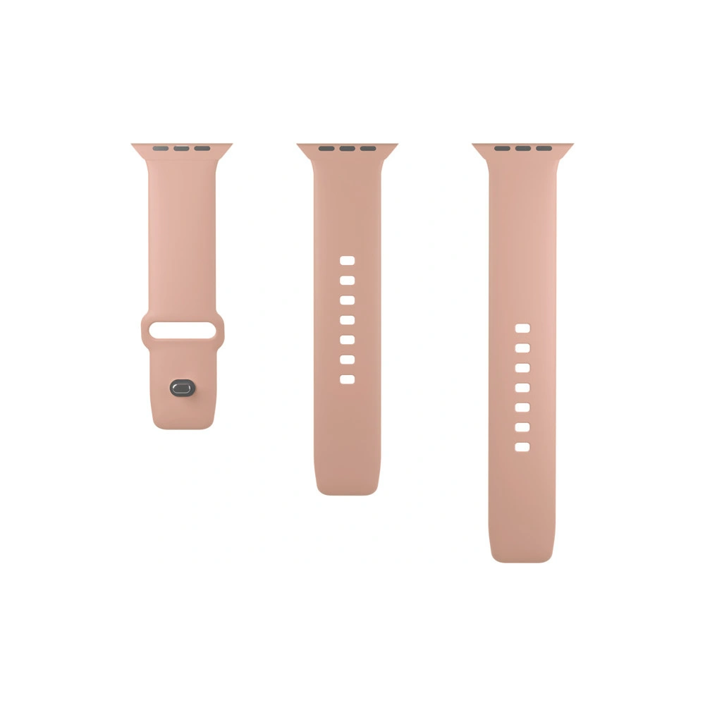 Pasek PURO ICON Apple Watch 4/5/6/7/SE/8/9/10 40/41/42mm (S/M & M/L) (Dusty Pink)