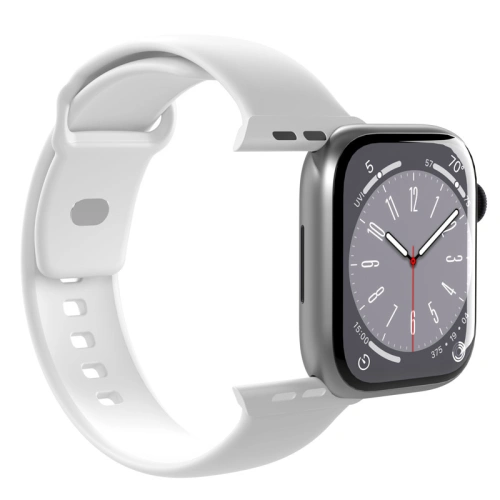 Buy PURO ICON strap Apple Watch 4/5/6/7/SE/8/9/10 40/41/42mm (S/M & M/L) (White) - PUR702 - {ean13} - Home Screen Store Europe