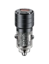 USAMS C36 USB-A+USB-C 95W Schnelllade-Autoladegerät schwarz/schwarz (US-CC176)