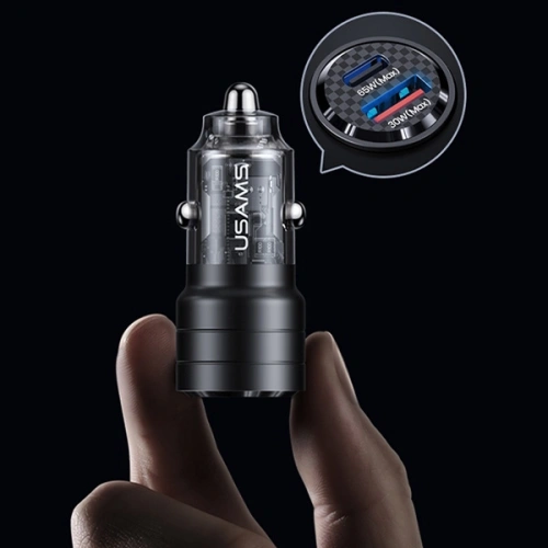 Kup Încărcător auto USAMS C36 USB-A+USB-C 95W Încărcare rapidă negru (US-CC176) - USA966 - {ean13} - Sklep Home Screen