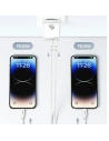 Kup Ładowarka sieciowa USAMS 2xUSB-C T54 40W PD Fast Charging biały/white (US-CC172) - USA968 - {ean13} - Sklep Home Screen