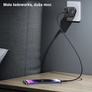 Kup Încărcător de rețea USAMS 2xUSB-C T54 40W PD Încărcare rapidă alb/white (US-CC172) - USA968 - {ean13} - Sklep Home Screen
