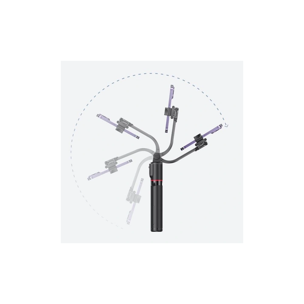 Kijek do selfie USAMS Selfie Stick Tripod czarny/black (US-ZB256)