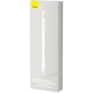 Buy Baseus Smooth Writing 2 Series Stylus with LED Indicator SXBC060502 (white) - BSU4184 - {ean13} - Home Screen Store Europe