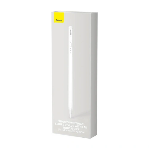 Kup Baseus Kapazitiver Eingabestift/Stylus Smooth Writing 2 mit Batterieanzeige (weiß) - BSU4184 - {ean13} - Sklep Home Screen